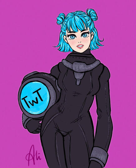 Content Warning fanart/persona (a)