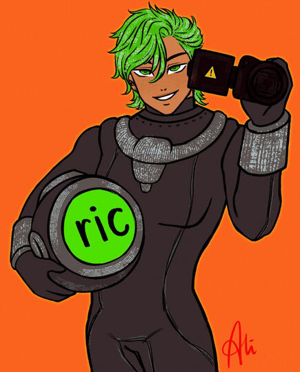 Content Warning fanart/persona (d)